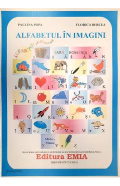 Coperta cărții Alfabetul in imagini. Planse A3 - Paulina Popa, Florica Bercea