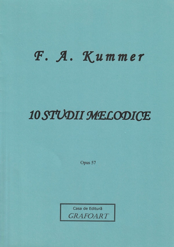10 studii melodice. Opus 57 pentru violoncel - F. A. Kummer