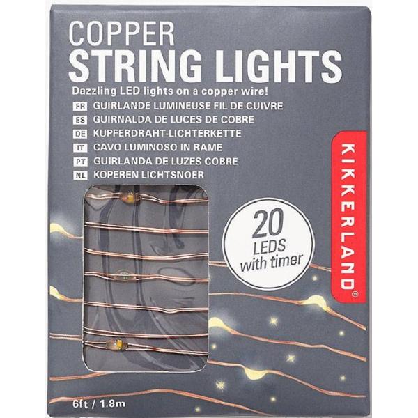 Instalatie decorativa. Copper String Lights