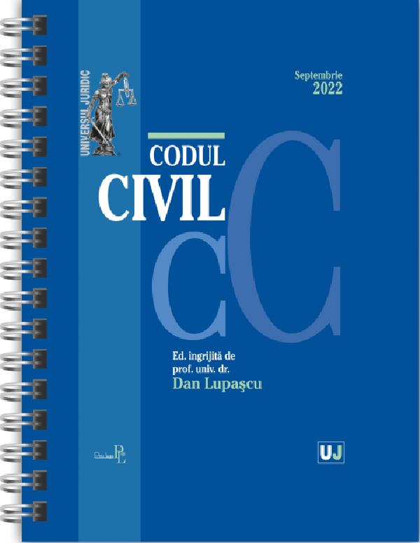 Codul civil Septembrie 2022 Ed. Spiralata - Dan Lupascu