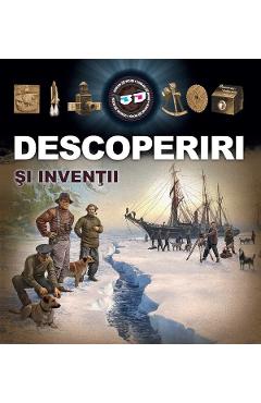 Coperta cărții 'Descoperiri si inventii 3D'