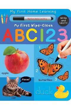 Poza produsului My First Wipe-Clean ABC 123: Write and Learn! - Lauren Crisp