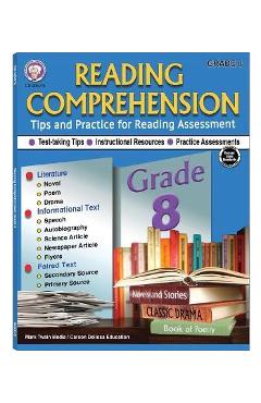 Poza produsului Reading Comprehension, Grade 8 - Schyrlet Cameron