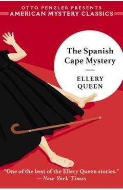 Coperta cărții 'The Spanish Cape Mystery - Ellery Queen'
