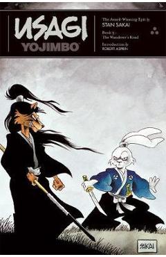 Coperta cărții 'Usagi Yojimbo: The Wanderer's Road - Stan Sakai'