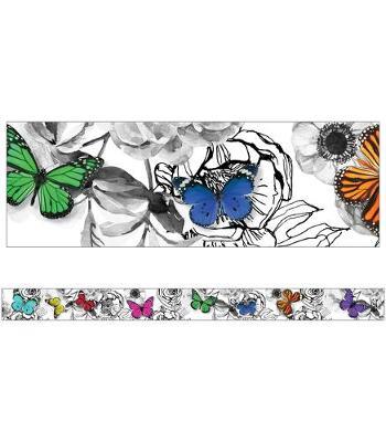 Woodland Whimsy Butterflies Straight Borders - Melanie Ralbusky