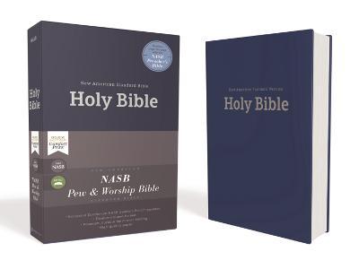 Nasb, Pew and Worship Bible, Hardcover, Blue, 1995 Text, Comfort Print - Zondervan