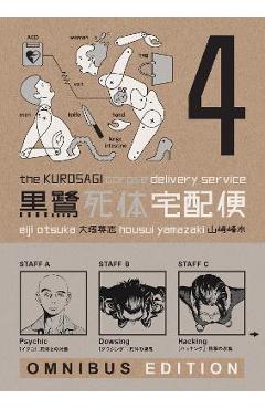 Coperta cărții 'The Kurosagi Corpse Delivery Service: Book Four Omnibus - Eiji Otsuka'