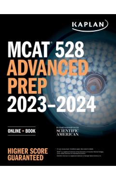MCAT 528 Advanced Prep 2023-2024: Online + Book - Kaplan Test Prep