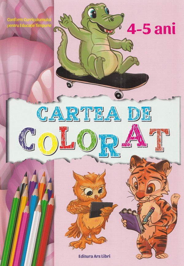 Cartea de colorat 4-5 ani