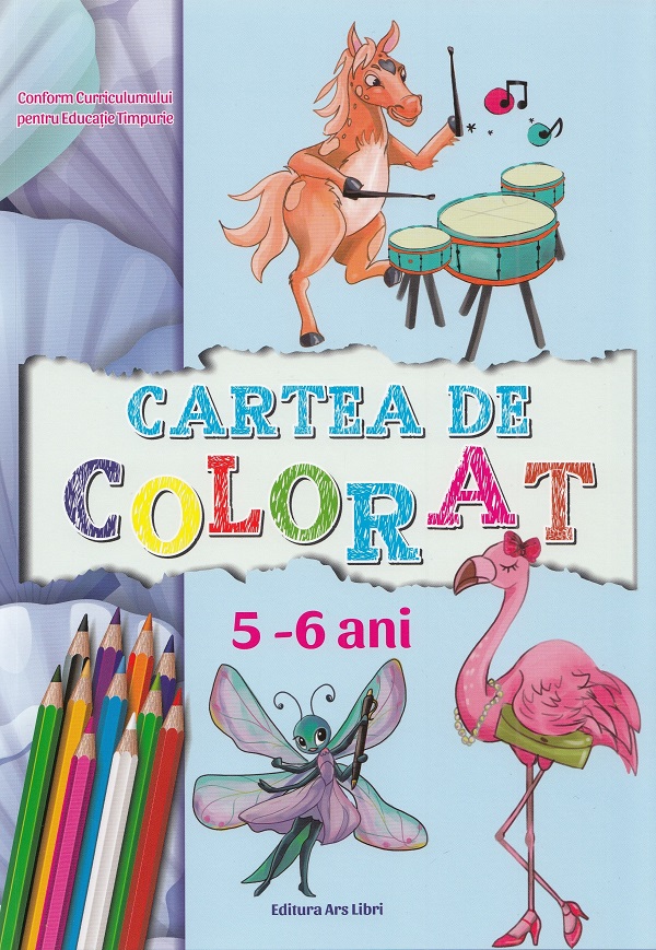 Cartea de colorat 5-6 ani