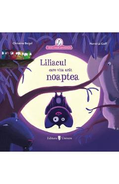 Coperta cărții 'Liliacul care visa urât noaptea - Christine Beigel, Herve Le Goff'