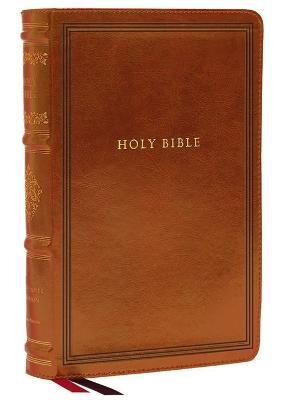Kjv, Wide-Margin Reference Bible, Sovereign Collection, Leathersoft, Brown, Red Letter, Comfort Print: Holy Bible, King James Version - Thomas Nelson