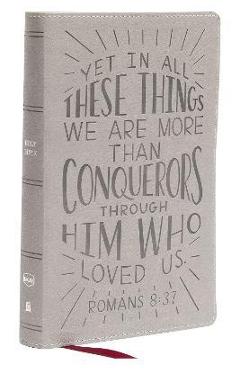 Poza produsului Nkjv, Holy Bible for Kids, Verse Art Cover Collection, Leathersoft, Gray, Comfort Print: Holy Bible, New King James Version - Thomas Nelson
