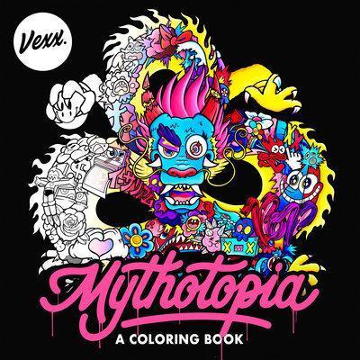 Mythotopia: A Dragons and Doodles Coloring Book - Vexx