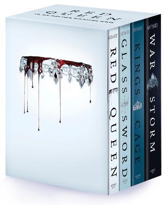 Red Queen 4-Book Paperback Box Set: Red Queen, Glass Sword, King's Cage, War Strom - Victoria Aveyard