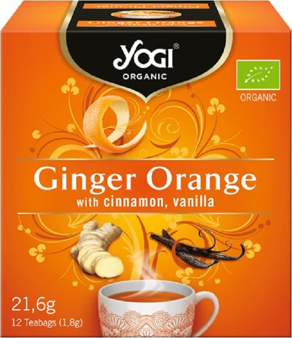 Ceai Ginger Orange 12 pliculete