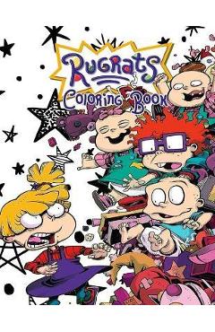 Poza produsului Rugrats Coloring Book: +45 Amazing Rugrats Coloring pages for Kids and Adults, +45 Wonderful Drawings - All Characters ( Original Design ) - Levon Pasu Colouring Books