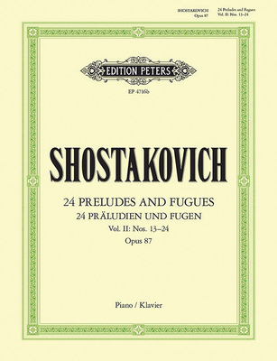 24 Preludes and Fugues Op. 87 for Piano: Sheet - Dmitri Shostakovich