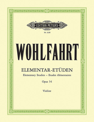 40 Elementary Studies Op. 54 for Violin - Franz Wohlfahrt
