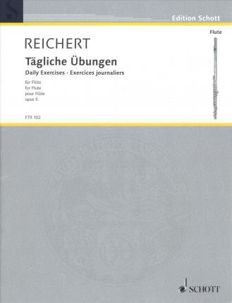 Daily Exercises for Flute, Op. 5 - Mathieu Andre Reichert