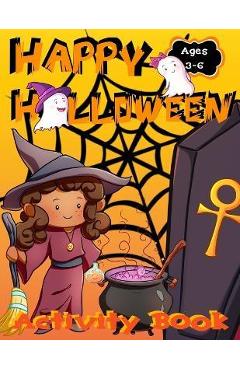 Poza produsului Happy Halloween Activity Book for Kids - Zazuleac World