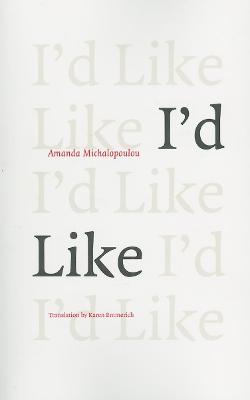 I'd Like - Amanda Michalopoulou