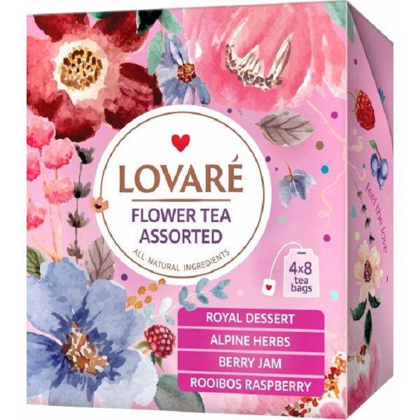 Set ceai: 4 arome x 8 pliculete. Flower Tea