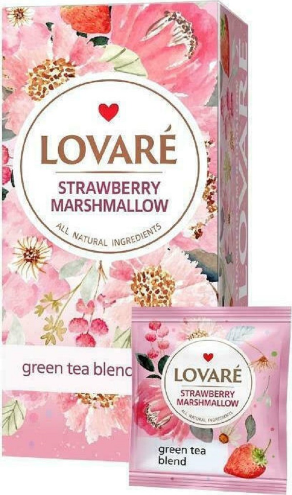 Ceai 24 pliculete: Strawberry Marshmallow