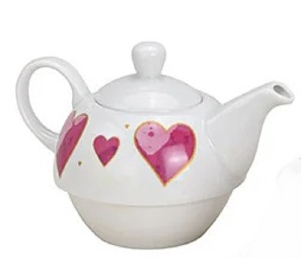 Set: Tea For One Hearts
