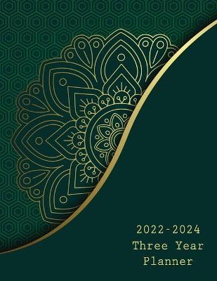 2022-2024 Three Year Planner: 36 Months Calendar Calendar with Holidays 3 Years Daily Planner Appointment Calendar 3 Years Agenda - James Howard