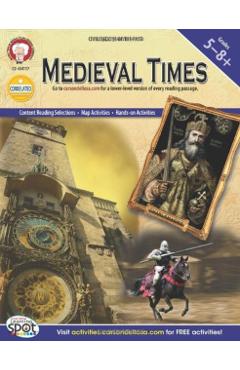 Coperta cărții 'Medieval Times, Grades 5 - 8 - Frank Edgar'