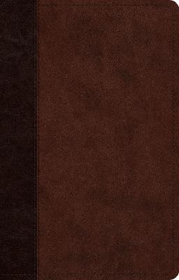 ESV Large Print Thinline Reference Bible (Trutone, Brown/Walnut, Timeless Design) - 