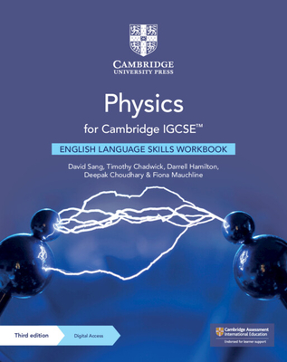 Physics for Cambridge Igcse(tm) English Language Skills Workbook with Digital Access (2 Years) [With Access Code] - David Sang