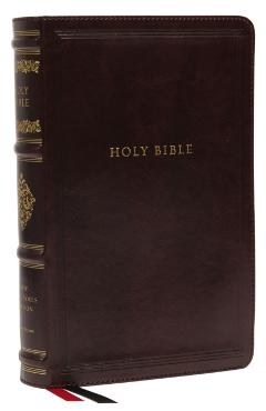 Nkjv, Personal Size Reference Bible, Sovereign Collection, Leathersoft, Brown, Red Letter, Thumb Indexed, Comfort Print: Holy Bible, New King James Ve - Thomas Nelson