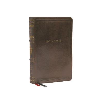 Nkjv, Personal Size Reference Bible, Sovereign Collection, Leathersoft, Brown, Red Letter, Thumb Indexed, Comfort Print: Holy Bible, New King James Ve - Thomas Nelson