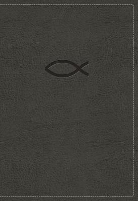 Kjv, Thinline Bible Youth Edition, Leathersoft, Gray, Red Letter Edition, Comfort Print - Thomas Nelson