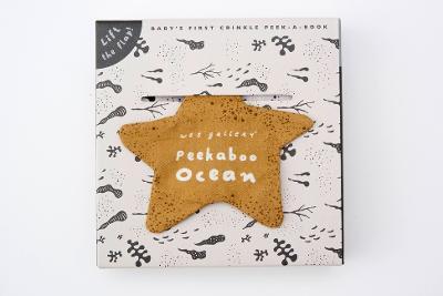 Wee Gallery: Peekaboo Ocean: Baby's First Crinkle Peek-A-Book - Lift the Flap! - Surya Sajnani