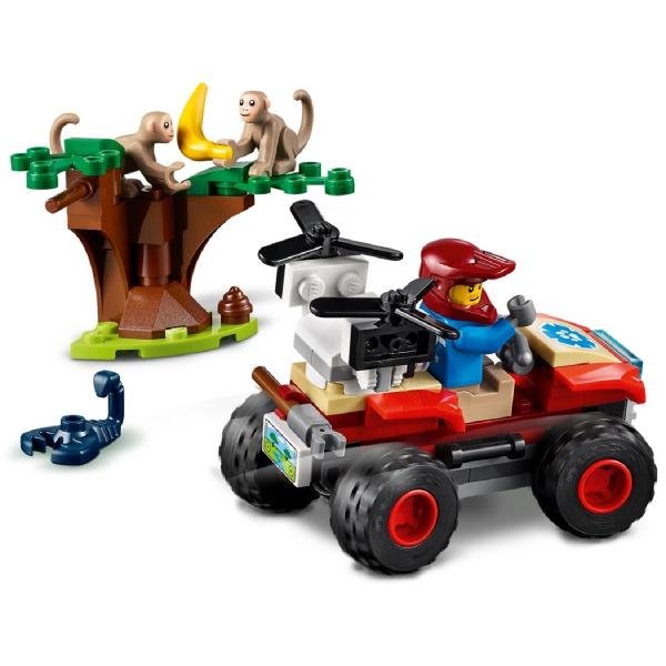Lego City. Wildlife ATV de salvare a animalelor salbatice