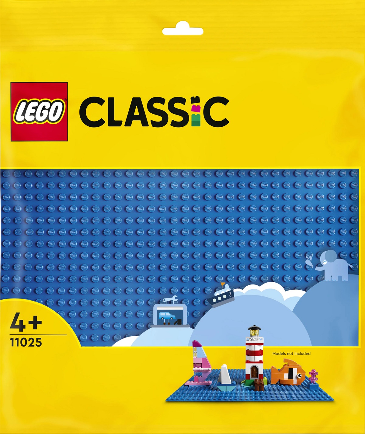 Lego Classic. Placa de baza albastra