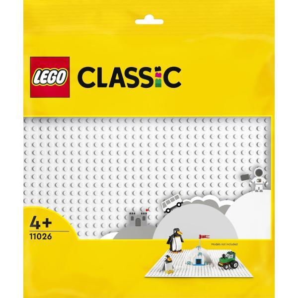 Lego Classic. Placa de baza alba