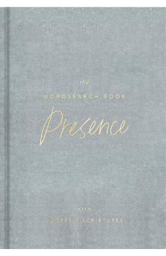 Coperta cărții 'The Wordsearch Book Presence - Margot Groner'