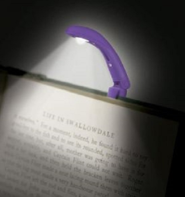 Lampa pentru citit: Really Tiny Booklight. Purple