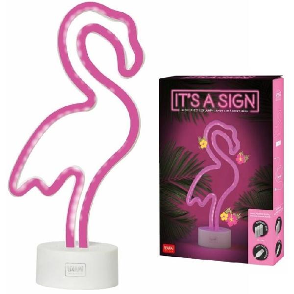 Lampa efect neon: Flamingo