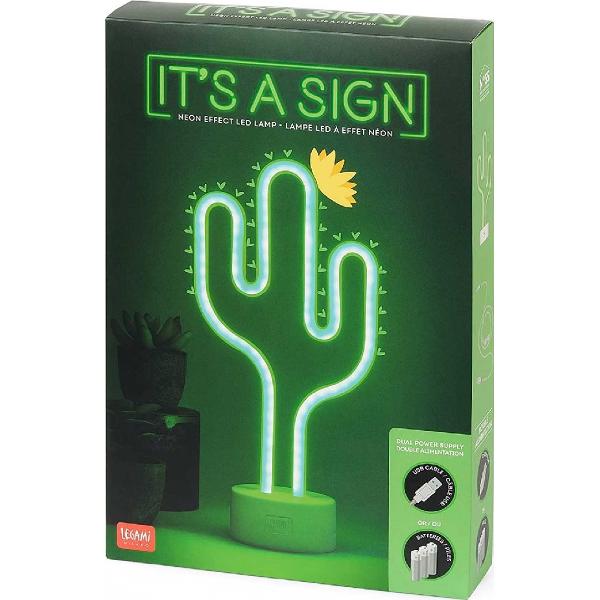 Lampa efect neon: Cactus