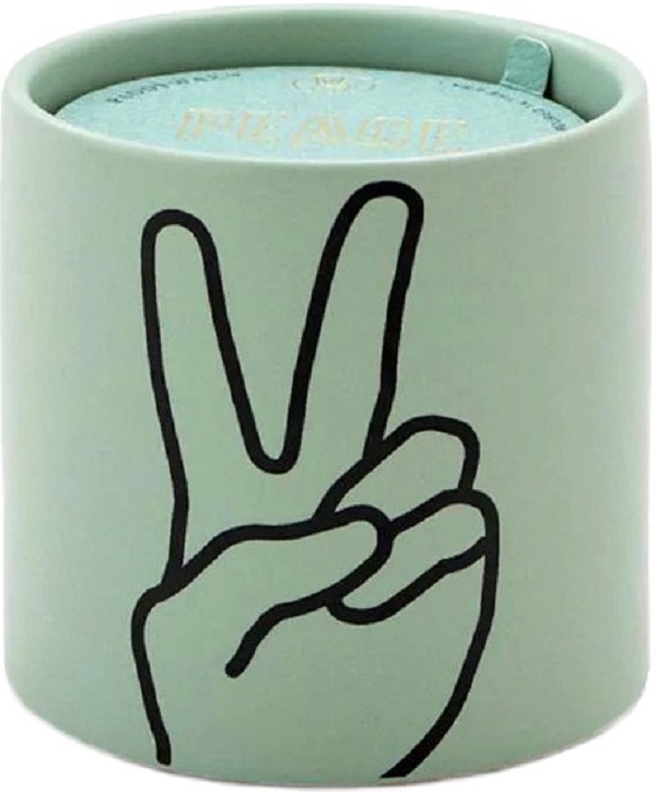 Lumanare in suport ceramic: Lavanda. Peace