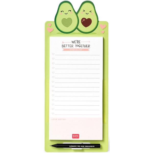 Carnet magnetic: Don't forget. Avocado