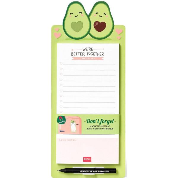 Carnet magnetic: Don't forget. Avocado