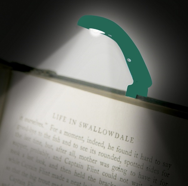 Lampa pentru citit: Really Tiny Booklight. Forest Green