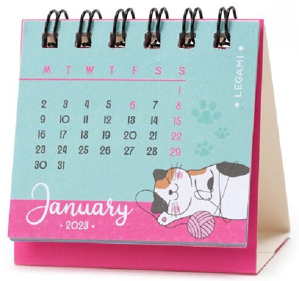 Micro calendar de birou 2023: Pisica
